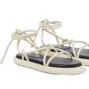 Proenza Schouler Leather sandals in Cream